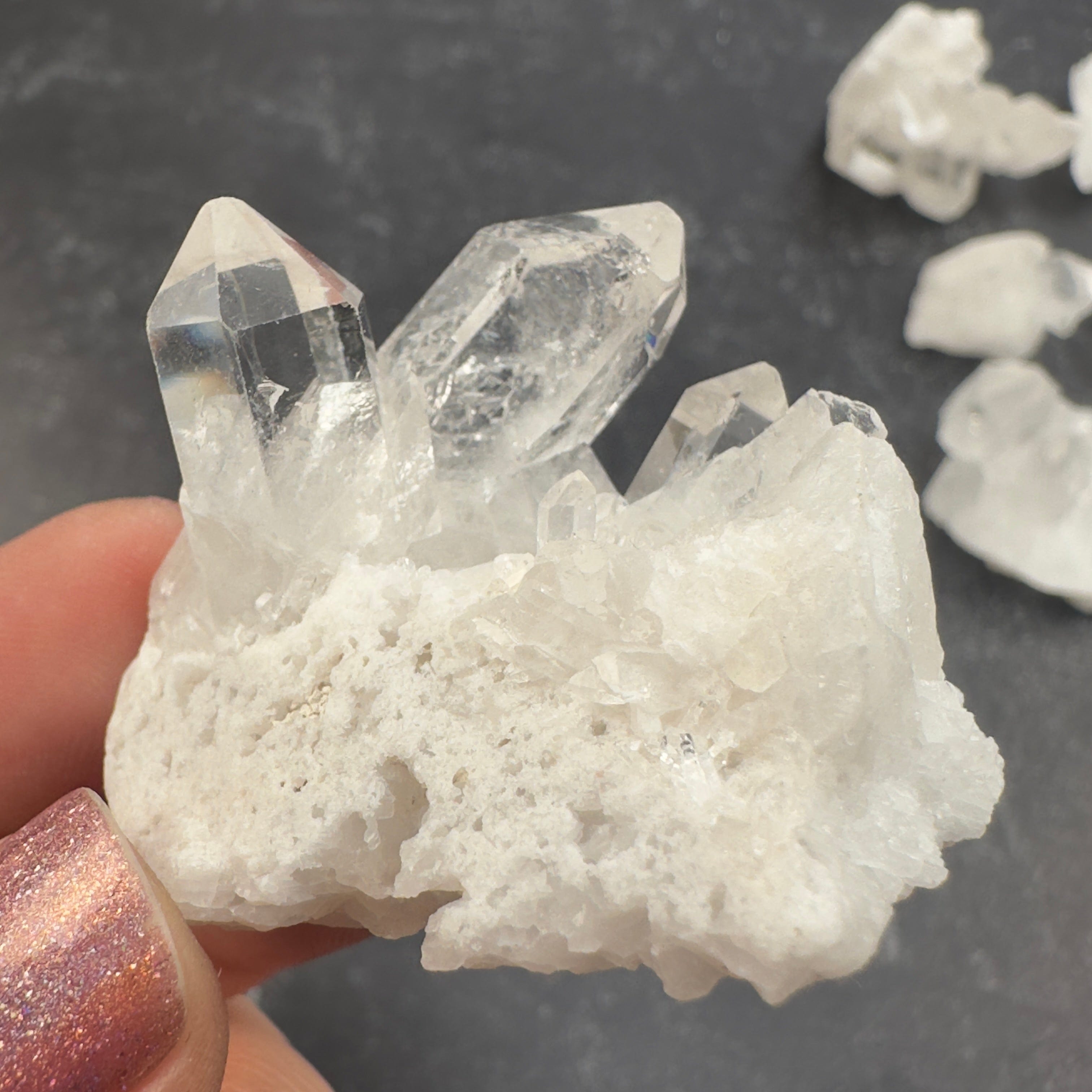 1 POUND High Grade Crystal Cluster - Clear Crystal Quartz -