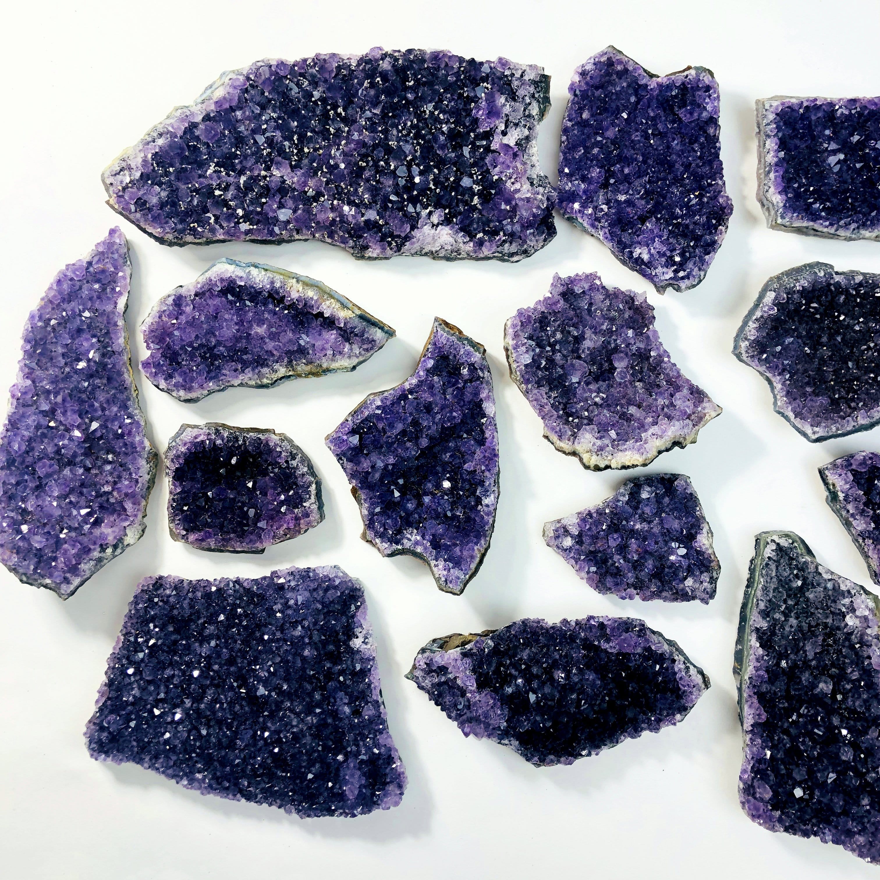 Amethyst Raw High Grade Clusters - By Weight (RK26)