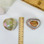 Angel Aura Agate Crystal Heart YOU CHOOSE-Mother's Day