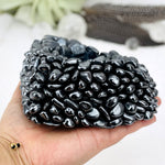 Heart Candle Holder Tumbled Stones - (RK6A)