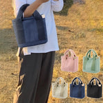 Large capacity multi-pocket handbag