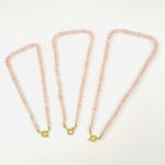 Rose Quartz Candy Necklace