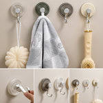 Powerful suction cup hooks no punching