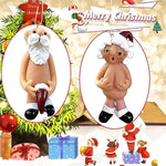 Santa Supporter Christmas Resin Decoration