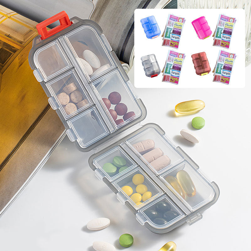 Travel Pill Organizer Box (161 Labels for Customization)