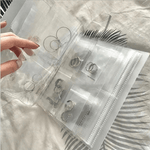 Transparent Jewellery Storage Book Set