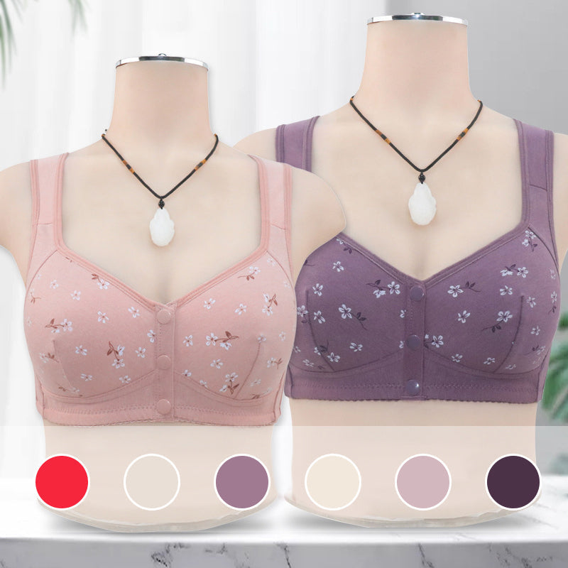 Convenient Front Button Bra