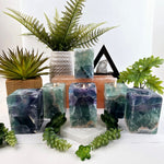 Fluorite Crystal Candle Holder - AA Grade