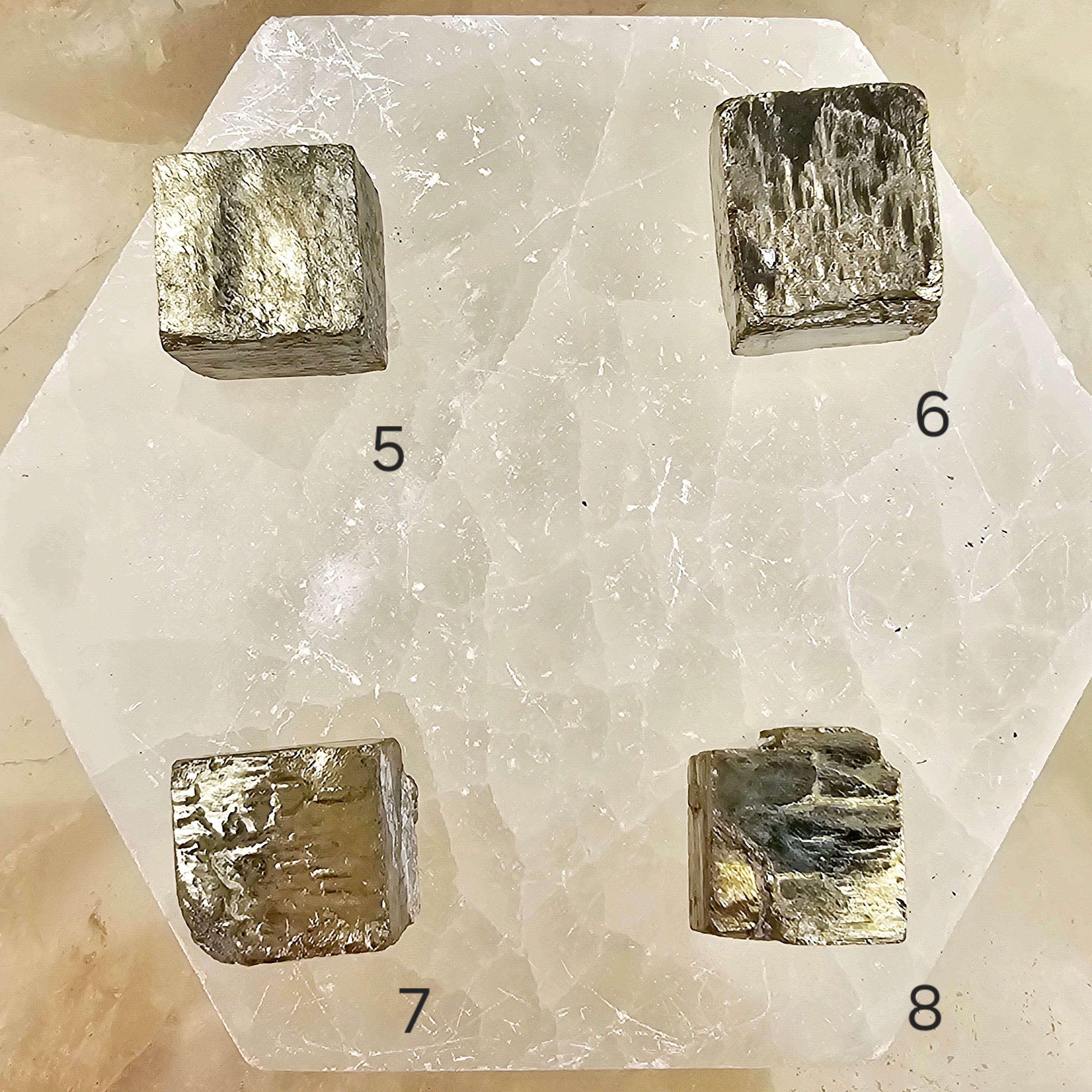 Pyrite Crystal Cube - You Choose