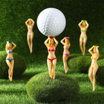 Funny Bikini Girl Golf Tees (6pcs)