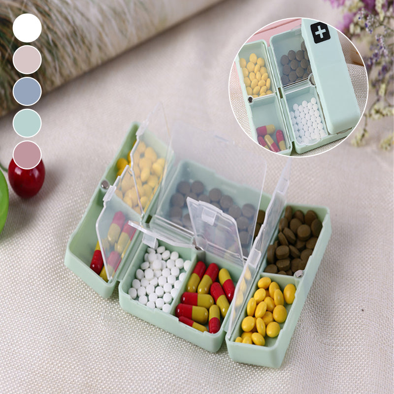 7 Compartments Portable Pill Case