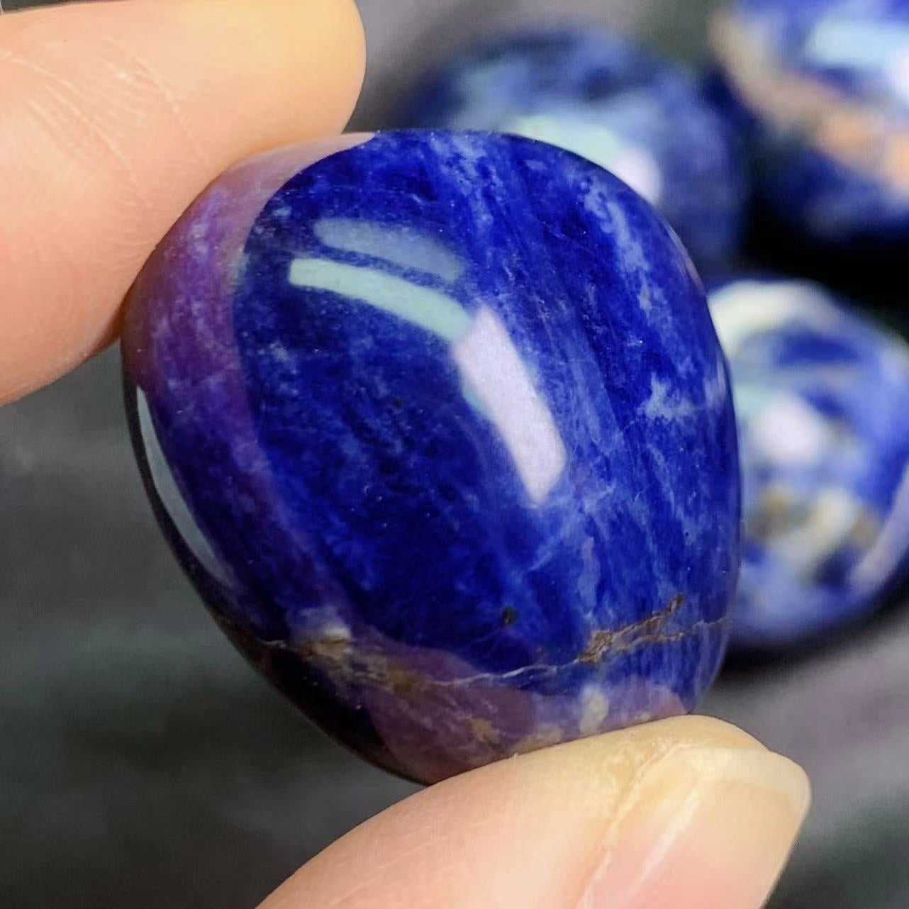 Blue Sodalite Tumbles