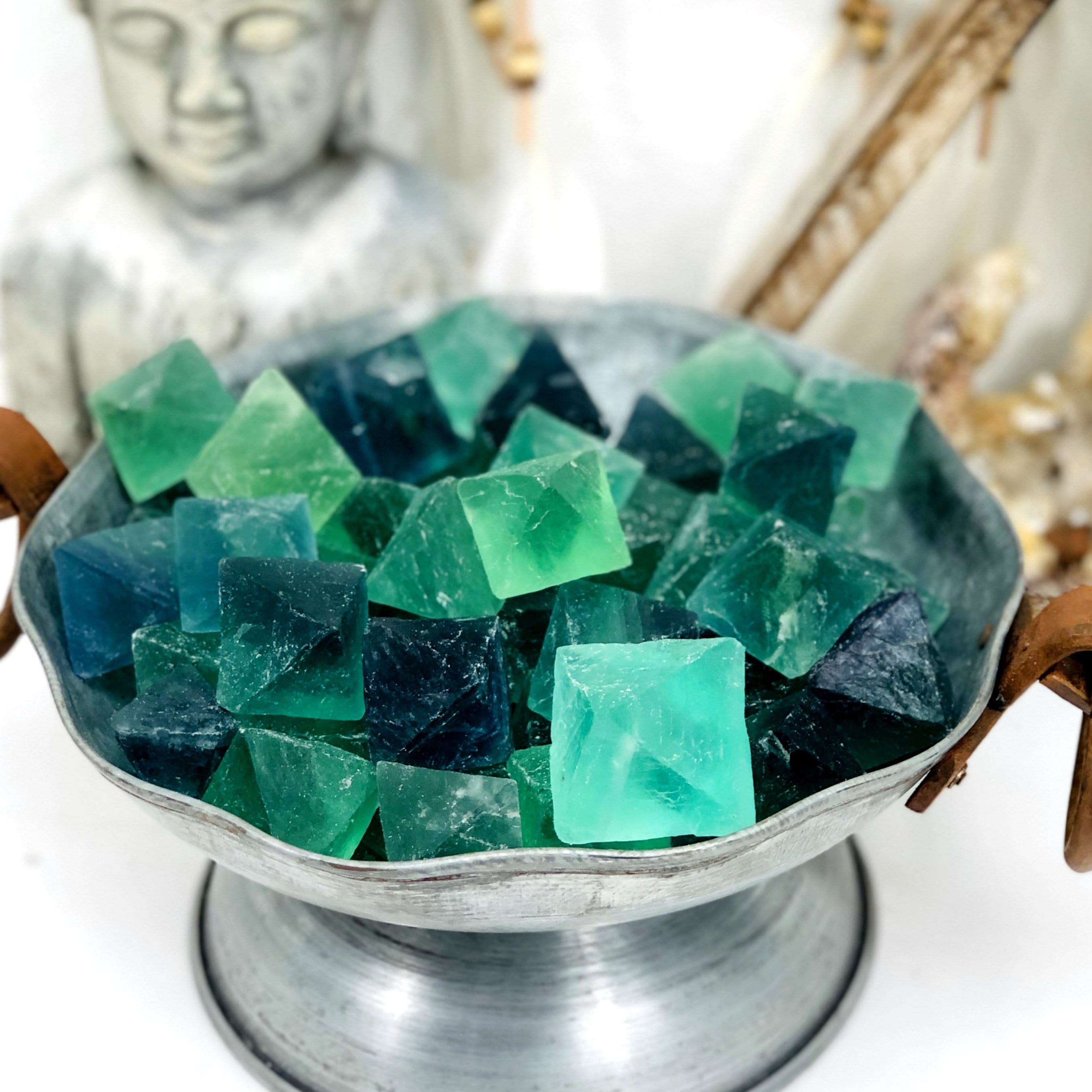 Fluorite Crystal Octahedron - By Size -