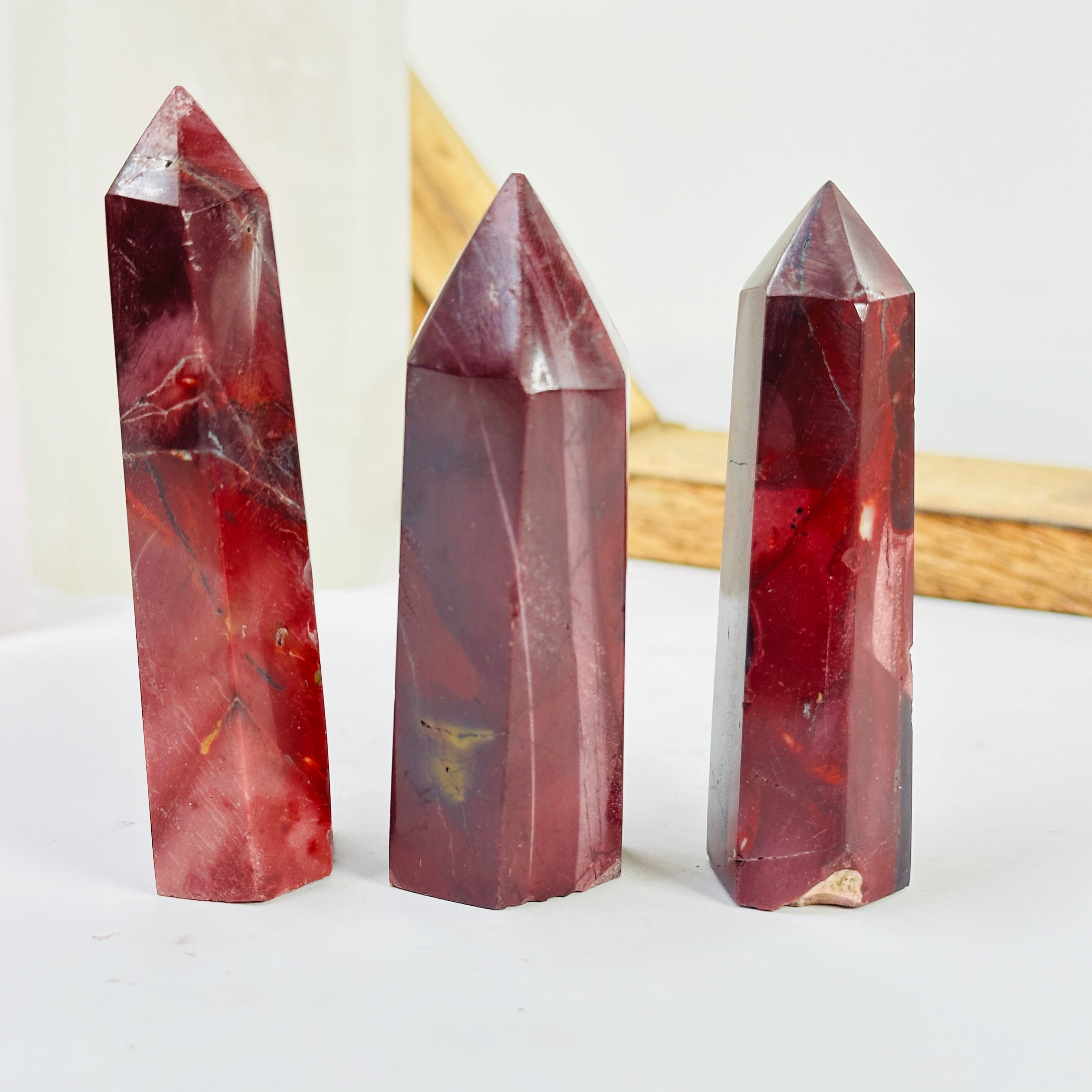 Mookaite Polished Crystal Point AS IS YOU CHOOSE #4