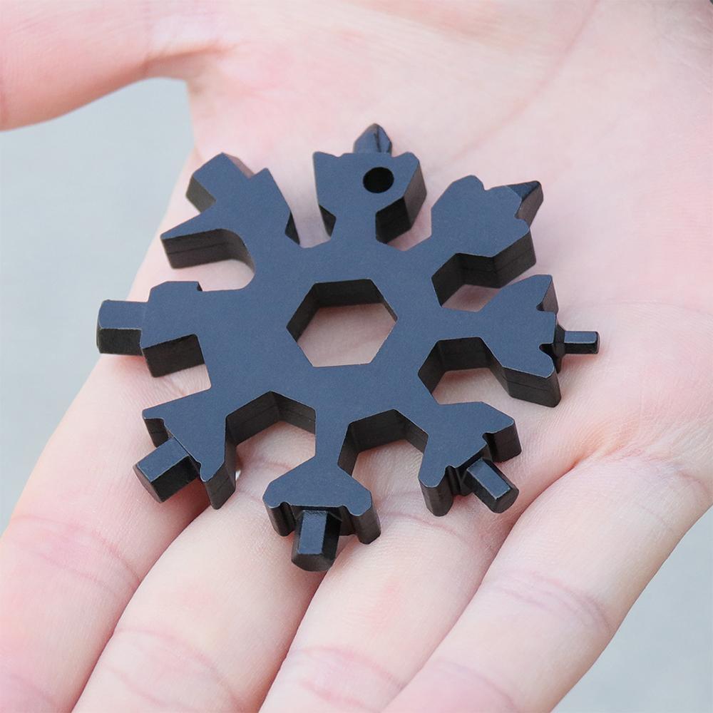 Amenitee 18-in-1 stainless steel snowflakes multi-tool