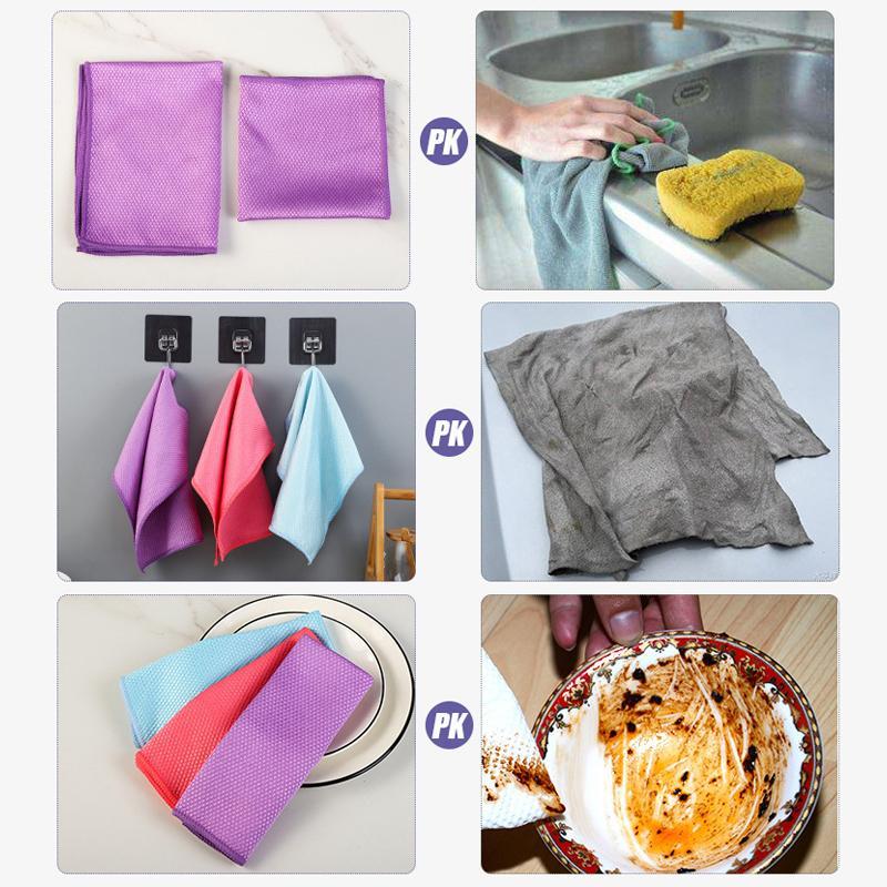 Fish Scale Microfiber Polishing Cleaning Cloth