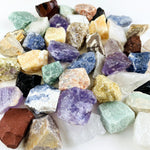 5 Assorted Mixed Rough Gemstones - You get 5 Crystals