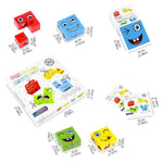 Fun Changing Face Magic Cube Building Blocks