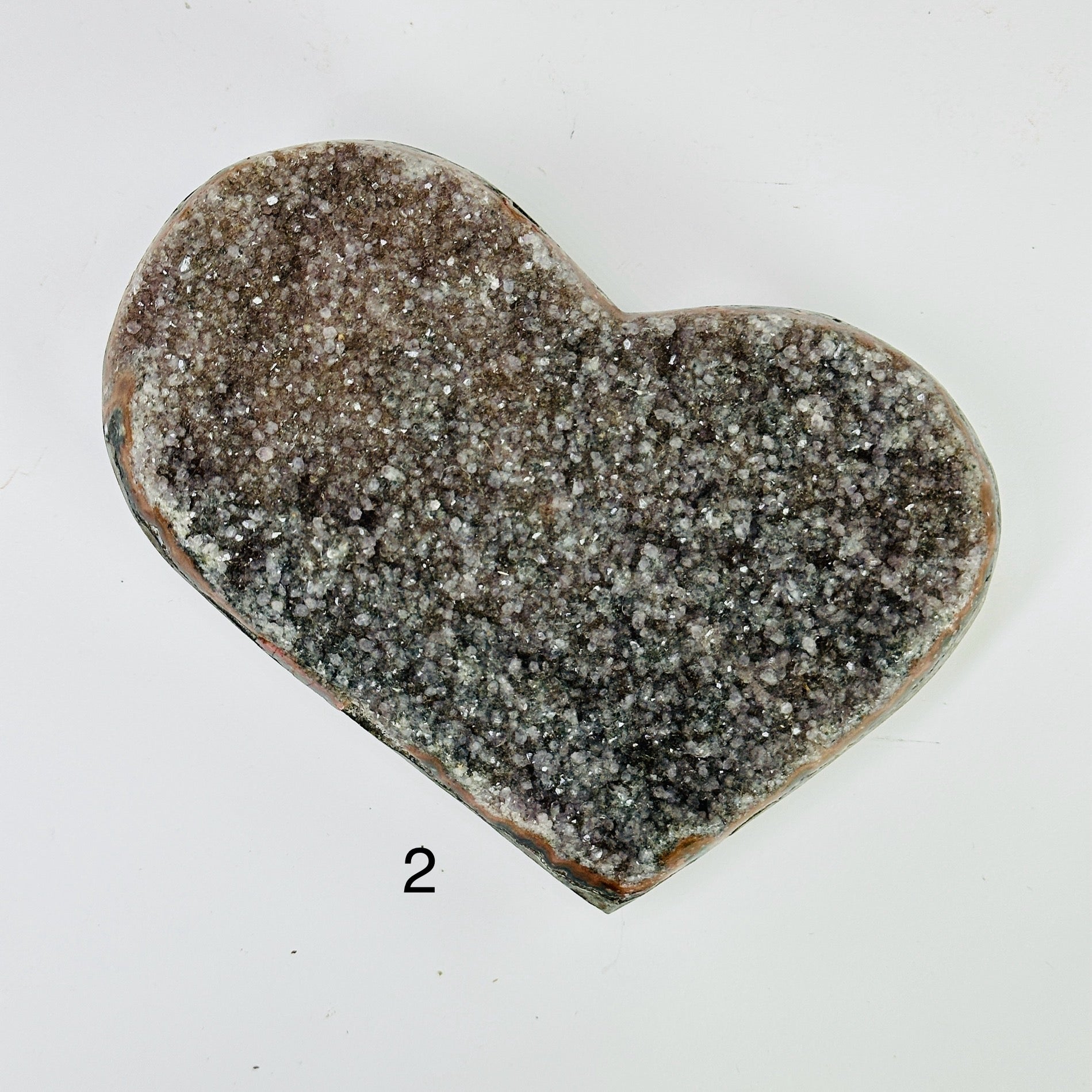 Amethyst Crystal Heart YOU CHOOSE