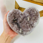 Amethyst Crystal Heart One-of-a-Kind