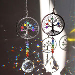 Crystal Wind Chime Tree Of Life Suncatcher