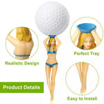 Funny Bikini Girl Golf Tees (6pcs)