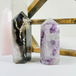 Agate Amethyst Polished Crystal Point Stone YOU CHOOSE