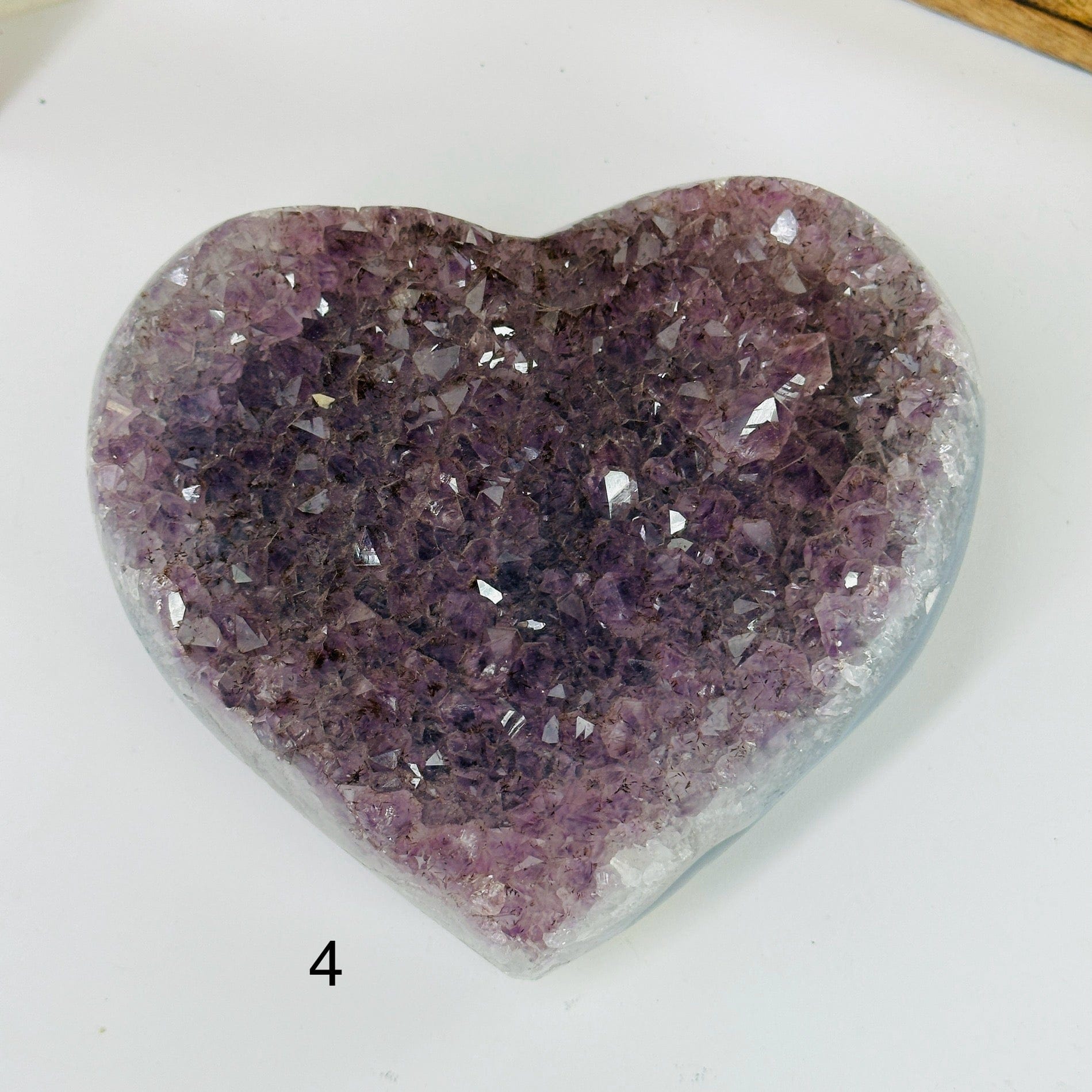 Amethyst Crystal Heart YOU CHOOSE Mother's Day Gift