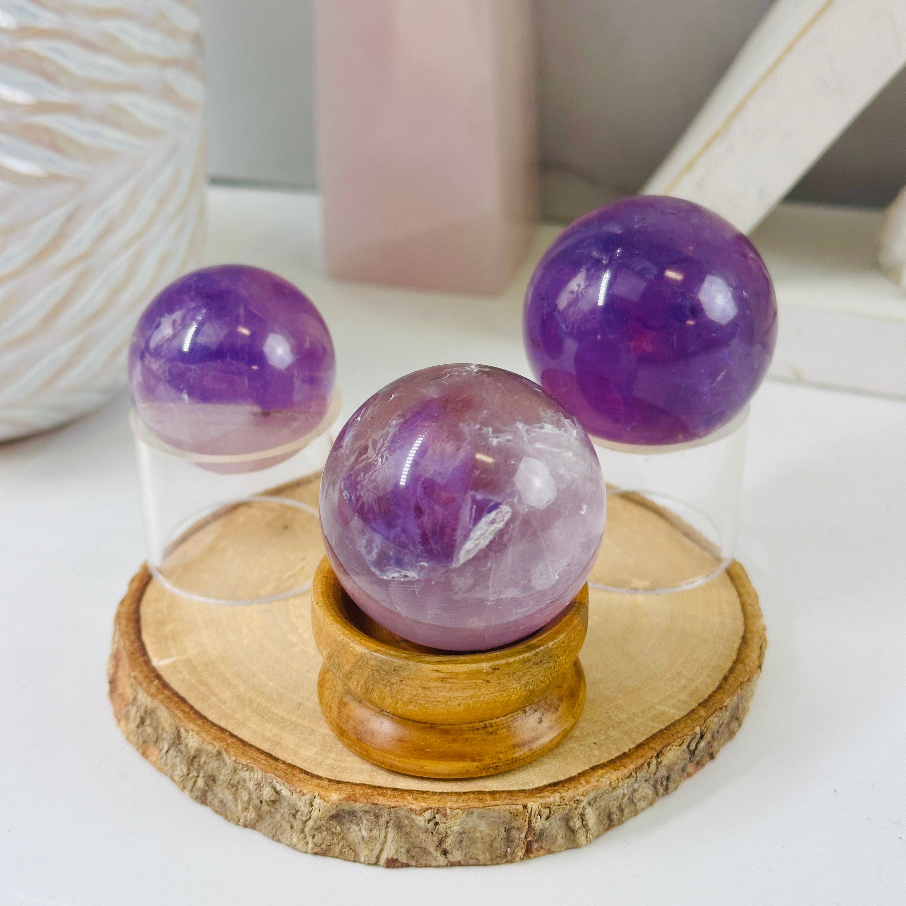 Amethyst Polished Sphere - Crystal Ball - YOU CHOOSE