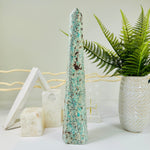 Amazonite Polished Point Crystal Tower