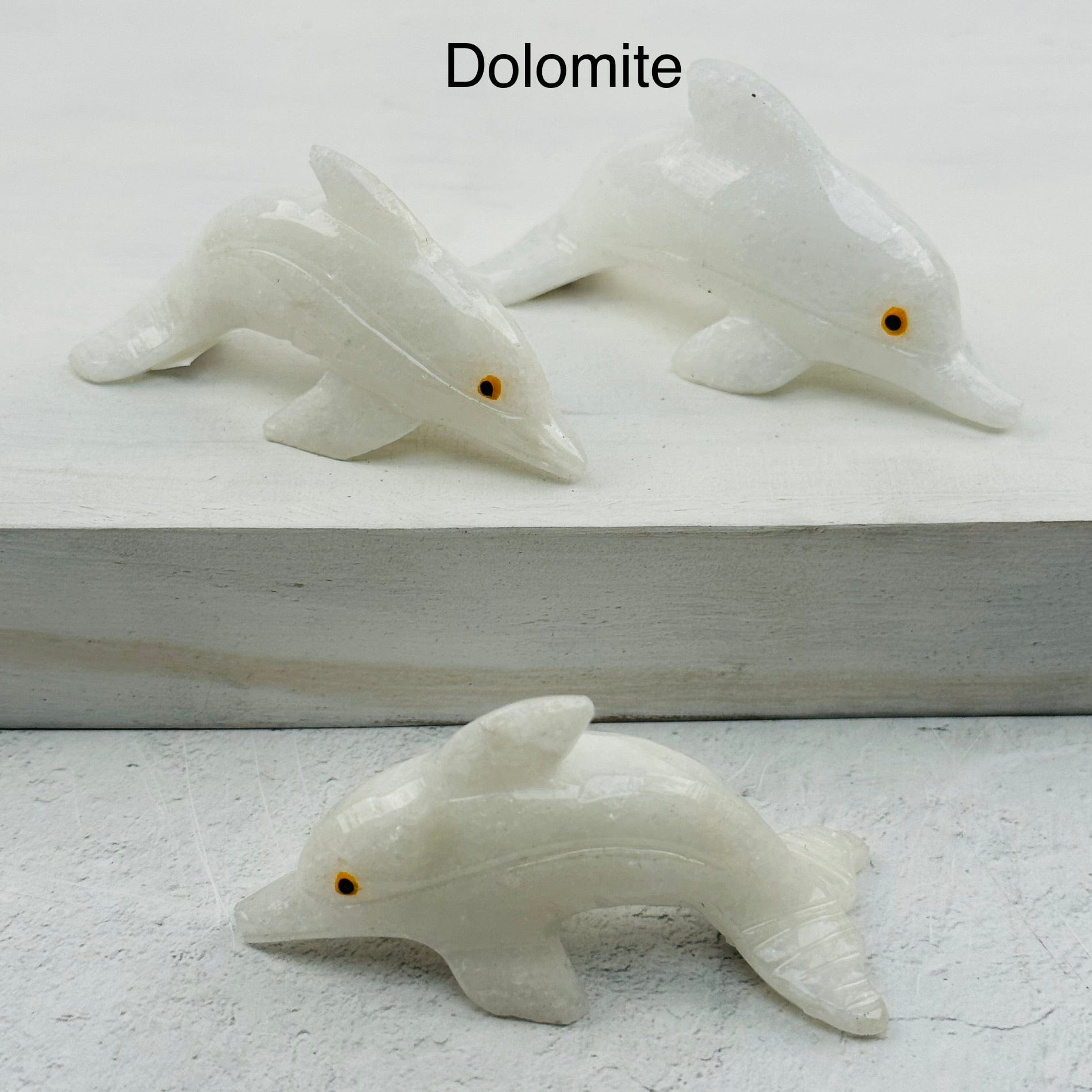 Carved Crystal Dolphin