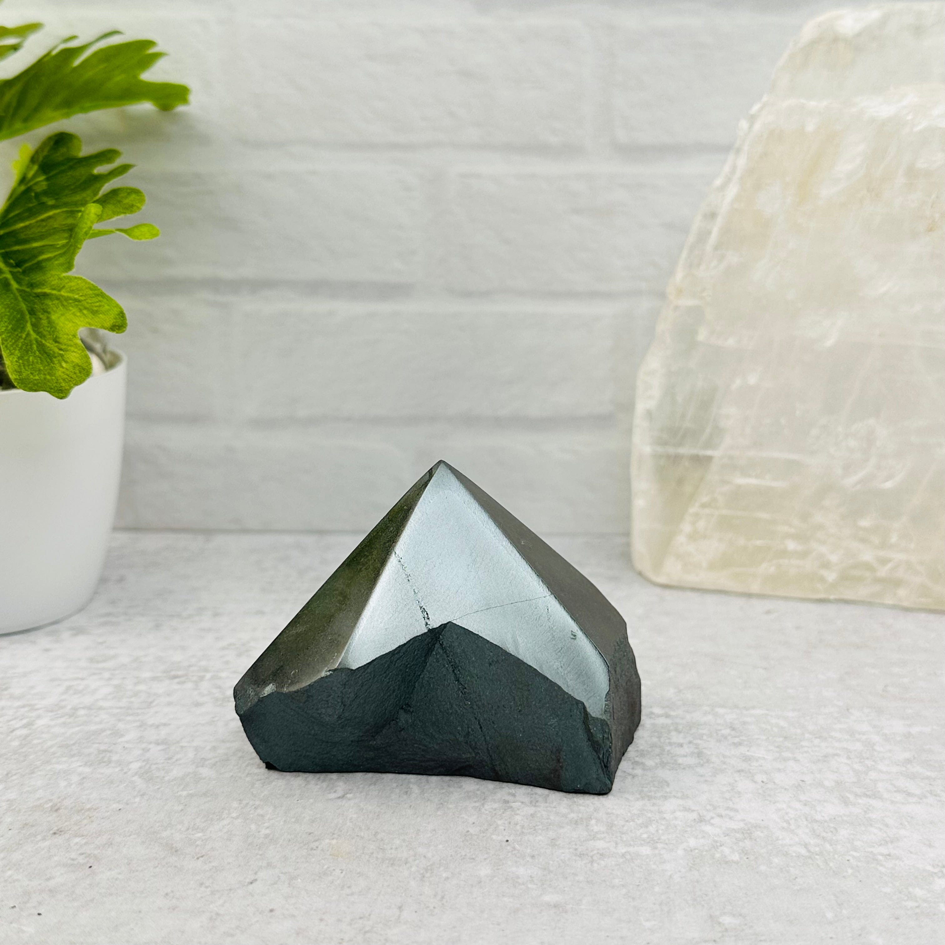 Hematite Semi-Polished Crystal Points - By Weight