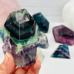 Rainbow Fluorite AA Grade Polished Free form - By Size - High Grade