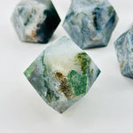 Moss Agate Geometric Crystals Spiritual Stones - By Weight -