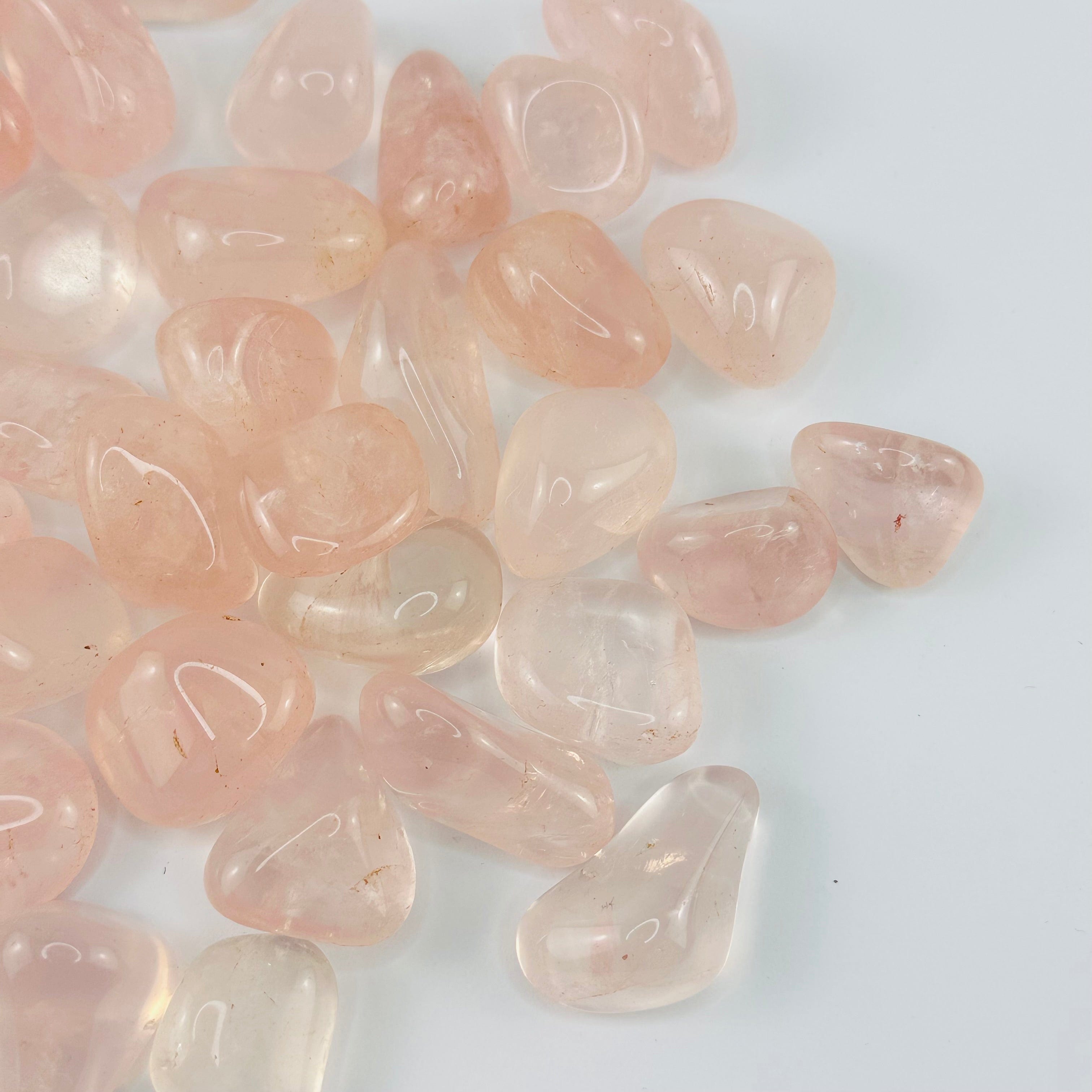 Rose Quartz Extra Quality Tumbled Stone - 1 pound bag -