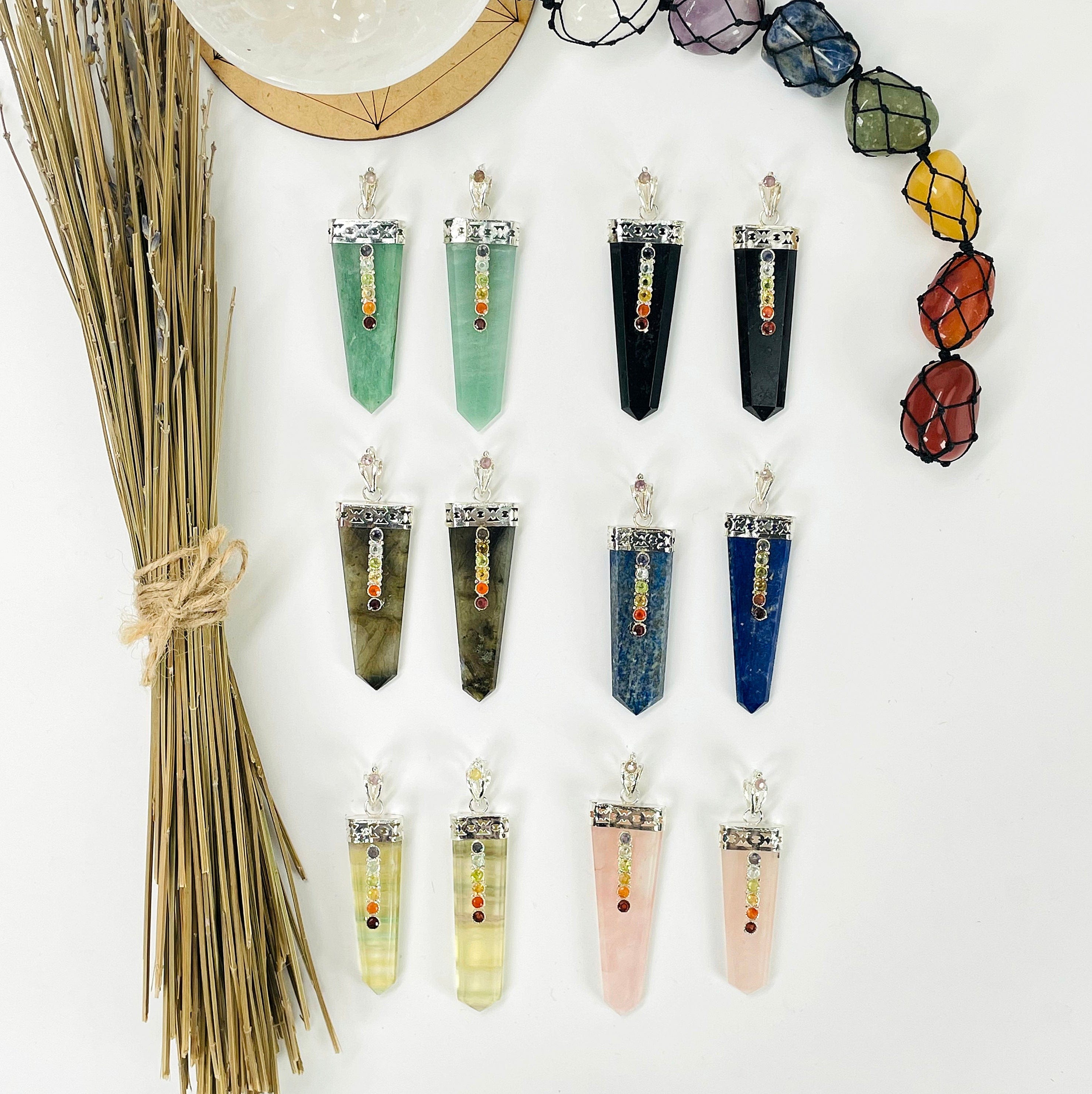 Chakra Point Pendants