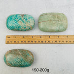 Amazonite Crystal Palm Pocket Stone - You Choose Weight