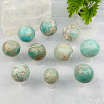 Amazonite Crystal Ball Sphere - By Weight