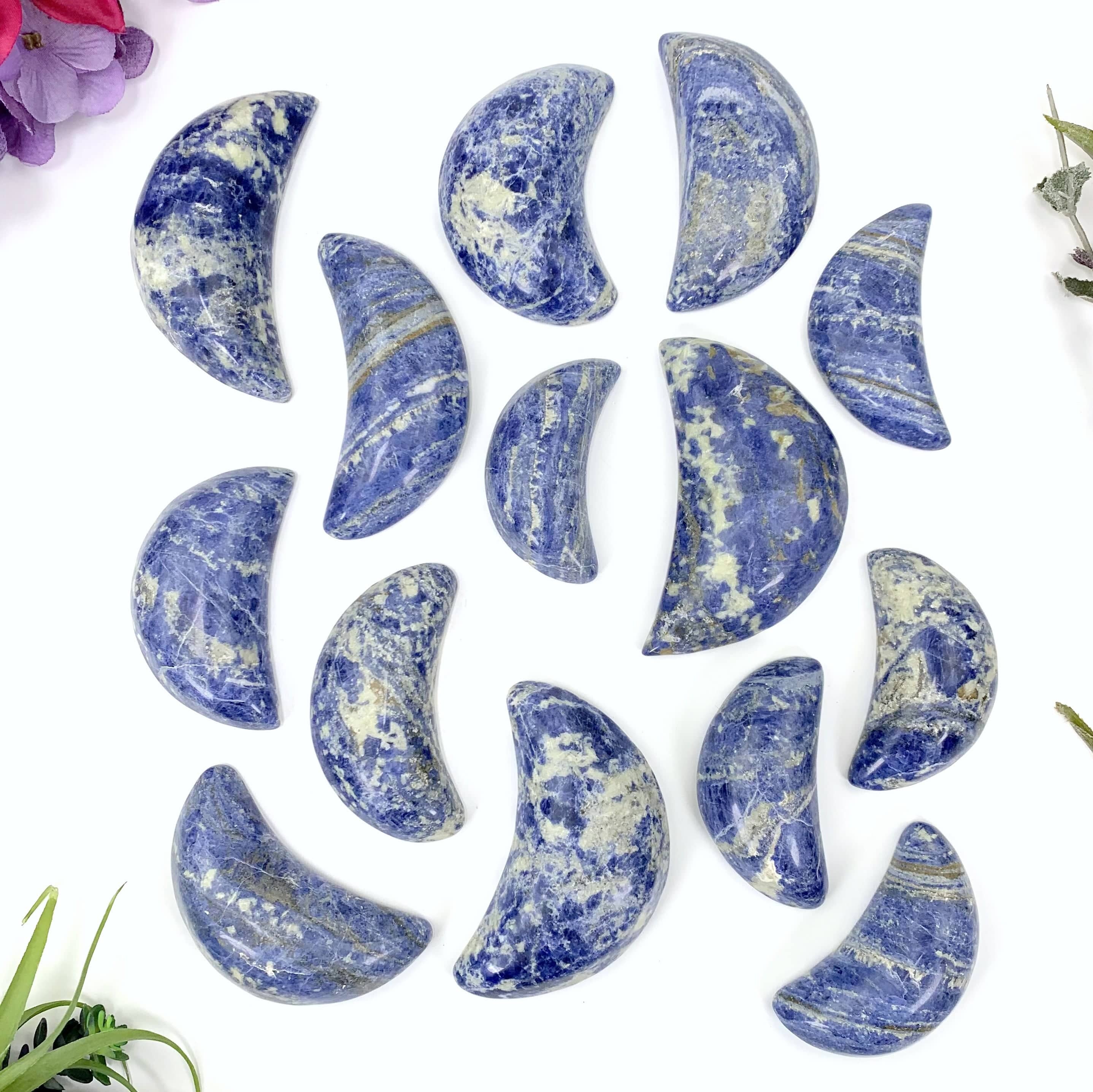 Sodalite Moons - By Weight