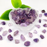 1lb Amethyst Tumbled Gemstones