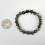 Aquarius Zodiac Gemstone Crystal Stretch Bracelet