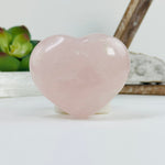 Rose Quartz Puffy Heart OOAK