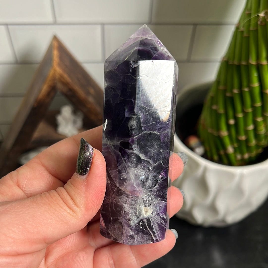 Fluorite Purple Polished Point