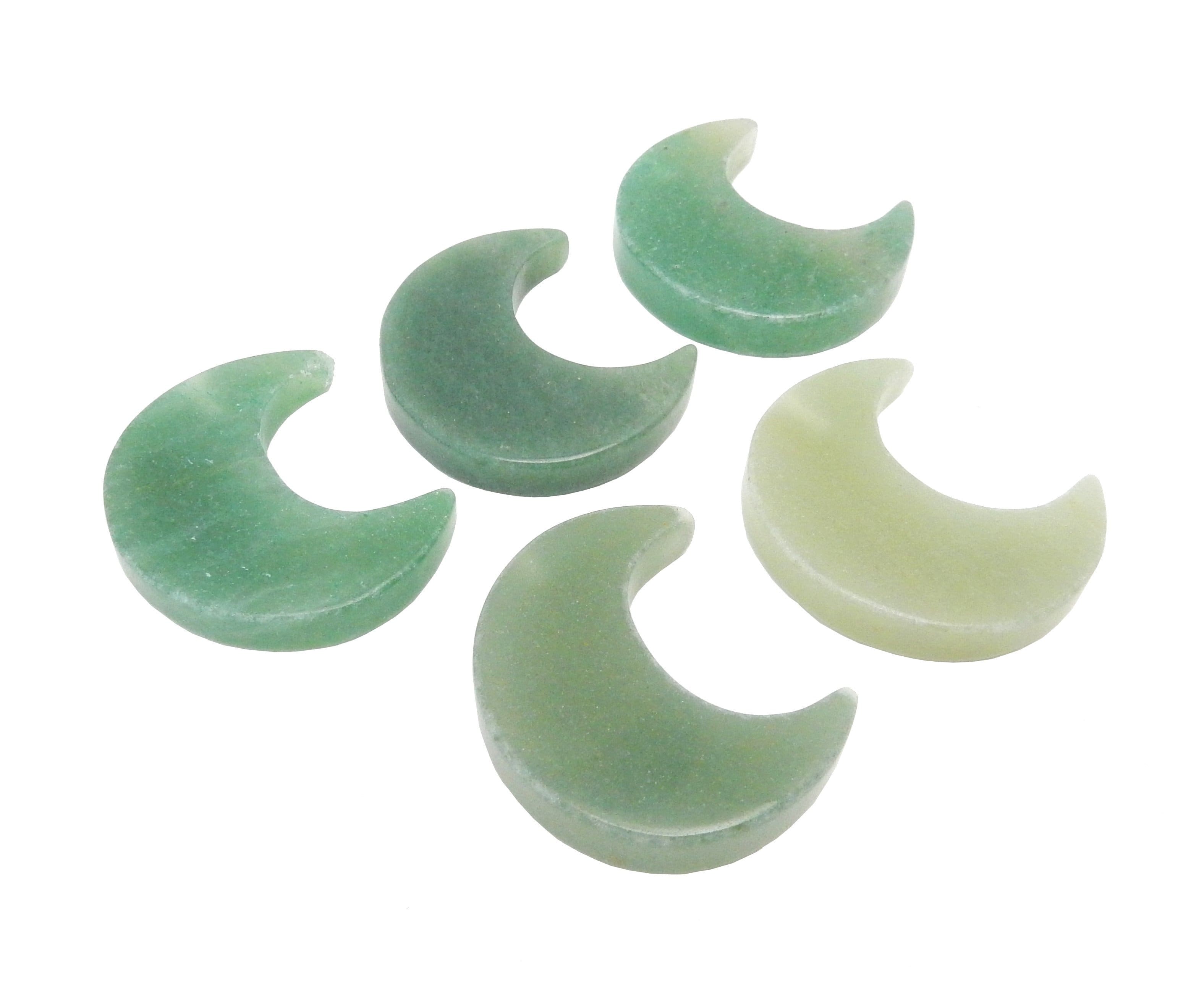 Gemstones Half Crescent Moon - Drilled or Undrilled